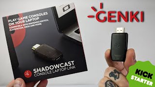 Genki Shadowcast - The Smallest 4k Passthrough Device from Kickstarter!