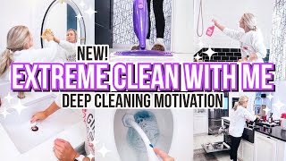 EXTREME CLEAN WITH ME 2023 // DEEP CLEANING MOTIVATION // HOMEMAKING INSPIRATION