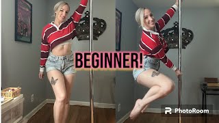 MORE BEGINNER POLE DANCE MOVES/ROUTINE