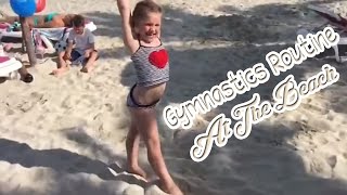 Can You Do This Gymnastics Routine At The Beach?