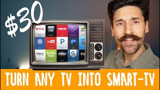 Turn ANY TV into smart TV in 30 seconds