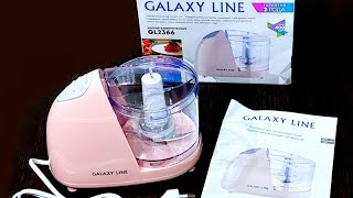 Чоппер электрический Galaxy Line GL2366 измельчитель. Распаковка, демонстрация включения.