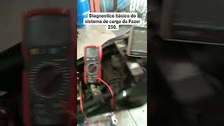 Diagnostico do Sistema de carga da YS Fazer 250 com Osciloscopio.🤌✌