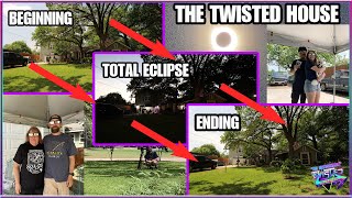 Total Solar Eclipse 2024 Dallas, Texas at The Twisted House