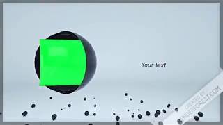 green screen 2D 3D Intro without text  CREATIVE COMMON INTRO  how to make intro