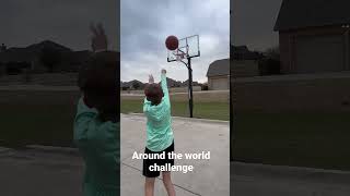 Around the world challenge #hoops #basketball #curry