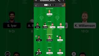 SRH vs KOL Dream11 Team || SRH vs KOL Dream11 Team Prediction