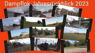 Mit Volldampf durch 2023 Dampflok Jahresrückblick (HD)