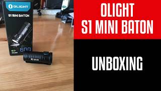 Olight S1 Baton unboxing