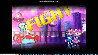 MUGEN: Mr. Krabs (Me) & Squidward vs Arle & Amity