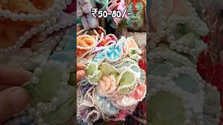 Sarojini Nagar Market Delhi | Sarojini Nagar Hair Accessories 😍 #shorts #sarojininagar #hairstyle