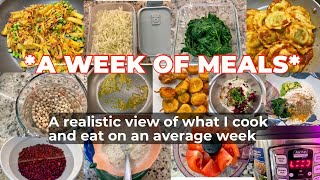 A REALISTIC VIEW OF WHAT I COOK AND EAT/A WEEK OF MEALS/INDIAN WEEKLY MEAL PLANNING & PREP,INDIANMOM