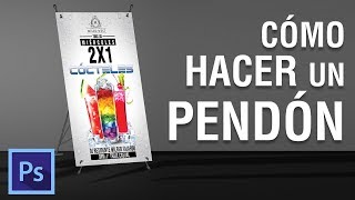 Cómo hacer un pendón en Photoshop CC 2018 #15