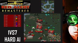 /Command & Conquer Red Alert Remastered/ (Skirmish) 1VS7 HARD AI  I Island Wars II I