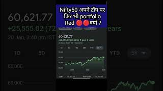 nifty50 & sensex टॉप पर फिर पोर्टफोलियो 🔴 #nifty50 #sensex #stocks #stockstobuy #stmf #shorts