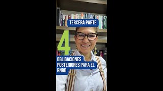 4 Obligaciones posteriores al Registro Nacional de Bases de Datos ( Tercera parte)