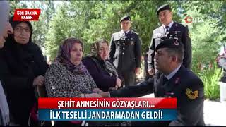 Jandarmadan Şehit Annesine Yürek Yakan Teselli!“Ben Senin Oğlunum” #haber