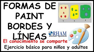 🌍 9. El grupo Formas y Borde y Relleno de Paint | CLASES PARA PROFESORES DE COMPUTACIÓN