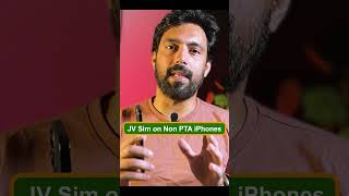 JV Sim on Non PTA iPhones #letstryapple #nonpta #jvsim #smartphone