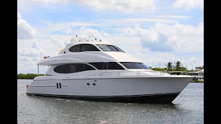 2006 Lazzara 80 Sky Lounge Walkthrough Offered by Tom George Yacht Group