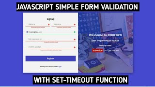 Javascript Form validation