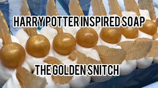 Making the Golden Snitch Harry Potter Inspired Soap