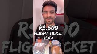 My Insane Rs.500 Air India Flight!! MAA To BLR, Part 2 ✈️🌯🤩