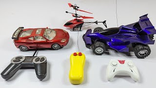 Rc Helicopter Car And Motu Patlu Car Unboxing And Testing  | Unboxing Rc Toy Helicopter And Car