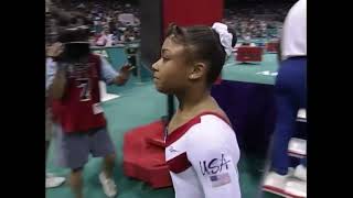 [HDp60] Dominique Dawes (USA) Balance Beam Team Optionals 1996 Atlanta Olympic Games