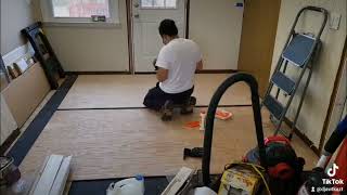 Den Renovation - Underlayment & Paint