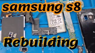 Destroyed Phone restoration | Restore Samsung Galaxy S8 | Rebuild Broken Phone