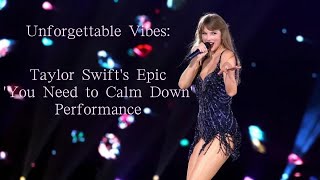 Taylor Swift Slays with 'You Need to Calm Down' Performance| Epic Wave-Along Moment! 🎶🌈 #erastour