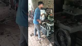 how to use leth machine work 😁🤔🤔#lethmachine #welding #constrcution #bhojpuri#shorts