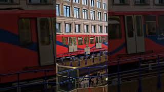 DLR Train, Canary wharf, London, England 🇬🇧 #shorts