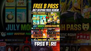 Free Booyah Pass🤯🔥July Booyah Pass Review #shorts #trending #freefire