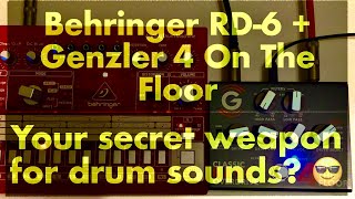 Behringer RD-6 + Genzler 4 On The Floor - A Bass Overdrive and your secret weapon for drum sounds?