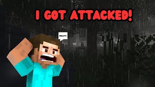 I got ATTACKED! Then FOUND a giant MINE! | Minecraft PS4 | Feat. (MasonRyan02)