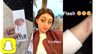 Kylie Jenner 'EXPOSED' LIP KIT SHADE on Snapchat | Kylie Snaps