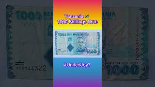 Tanzania 🇹🇿 1000 Shilling Note | Tanzania Currency Bills || UnitedJoy