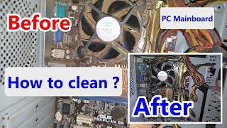 How to clean computer fan