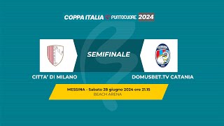 Beach Soccer 2024 Coppa Italia | CITTA' DI MILANO - DOMUSBET.TV CATANIA