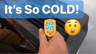 Garage Portable Air Conditioner DIY Install - No Window?!  EASY Venting Idea