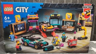 2023 Lego City Set - 60389  - Auto-Werkstatt / Tuning Werkstatt / Car Workshop - LEGO Speed Build