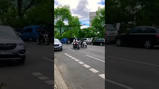 Bike rally in Berlin|#shorts #berlin #reels #rajasthaniingermany#harleydavidson #royalenfield