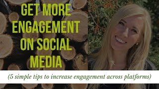 Increase Your Engagement on Social Media