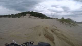 GoPro Hero 3+ black  Two Suzuki LTR450 ripping sand pit