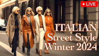 Winter 2024 Italian Street Style: what elegant Italian women wear when it gets cold. Winter outfits