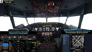 KPIT - KMDW | SayIntentions AI | XP12 | Zibomod 737-800| Flightdeck Solutions | Home Cockpit 737-800