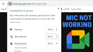 How To Fix Google Meet Microphone Not Working Problem