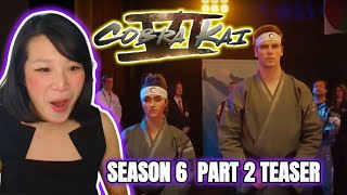 SO PEAK!🔥💥 Cobra Kai: Season 6 | Iron Dragons | Sneak Peak | Netflix REACTION